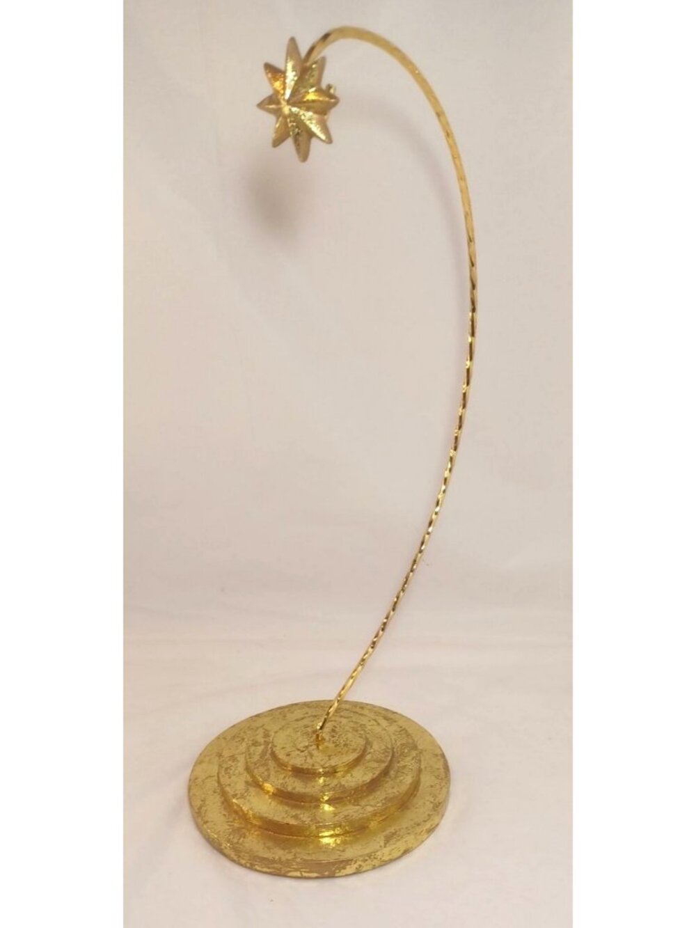Christopher Radko Christmas Ornament Stand Deco Starlight Gold Display Hanger - Picture 4 of 13